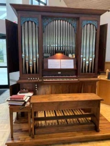 Photograph of St Mary's organ